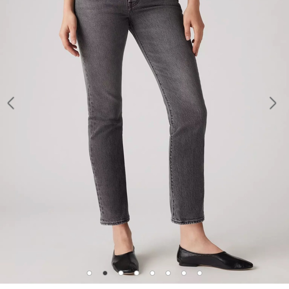 Levi's Women's Wedgie Straight Leg Gray Jeans